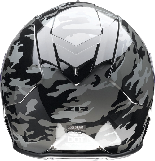 Z1R Warrant Helmet - Camo - Black/Gray - XS 0101-14365