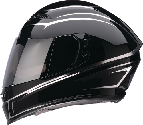 Z1R Jackal Helmet - Foil - Black/Silver - Large 0101-18413