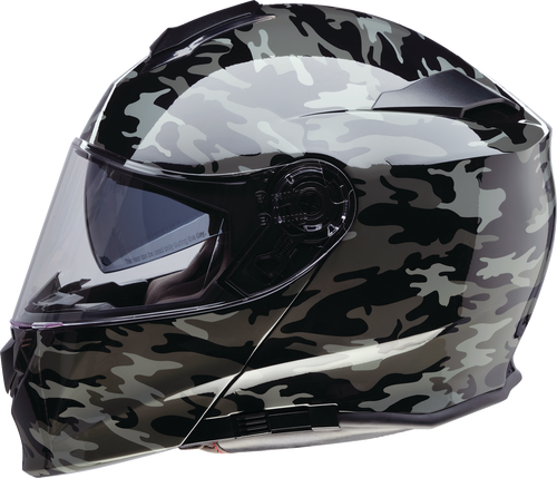 Z1R Solaris 2.0 Modular Helmet - Camo - Black/Gray - XS 0100-2607