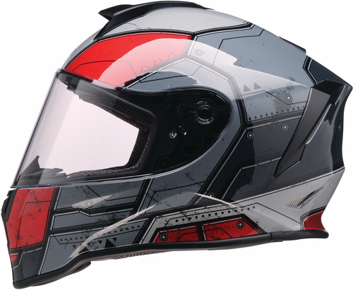 Z1R Youth Warrant 2.0 Helmet - Sentinel - Black/Red - Large 0102-0291