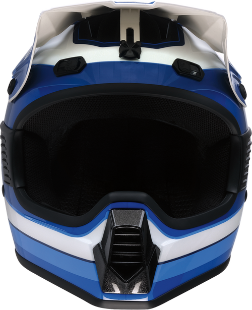 Z1R Child Dirt Maxx Helmet - Vortex - Blue/White - L/XL 0111-1745