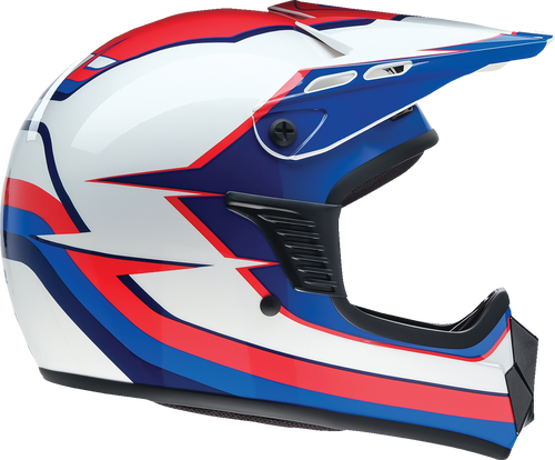 Z1R Youth Dirt Maxx Helmet - Vortex - Red/White/Blue - Small 0111-1729