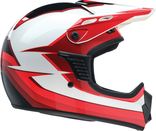 Z1R Youth Dirt Maxx Helmet - Vortex - Red/White - Large 0111-1719