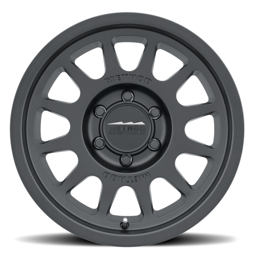 Method MR703 17x8.5 0mm Offset 6x5.5 106.25mm CB Matte Black Wheel