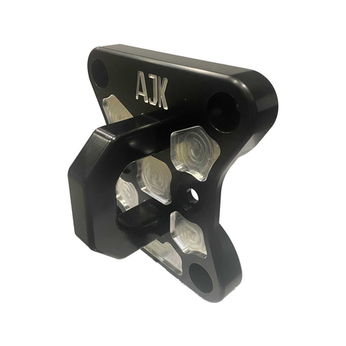 Can-Am X3 Billet Aluminum Radius Rod Plate by AJK Offroad Right Side View