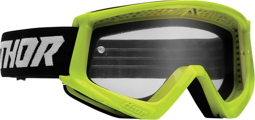 THOR Youth Combat Goggle - Racer - Flo Acid/Black 2601-3050