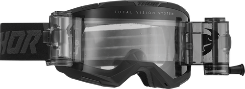 THOR Regiment Storm Goggle - Roll-Off - Black - Clear Lens 2601-2970