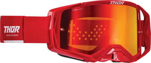 THOR Activate Goggle - Red/White - Iridium Mirror Lens 2601-2792