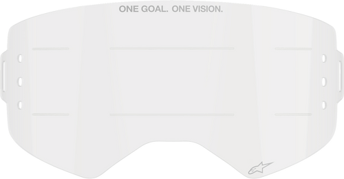 ALPINESTARS GOGGLES Supertech Roll-Off Goggle Lens - Clear 9100625-016