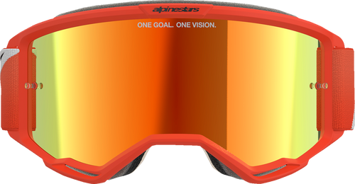 ALPINESTARS GOGGLES Vision 5 Goggle - Corp - Orange - Red Mirror Lens 5101825-480