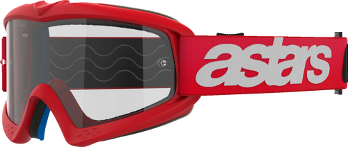 ALPINESTARS GOGGLES Youth Vision Goggle - Blaze - Red - Clear Lens 5140325-3067