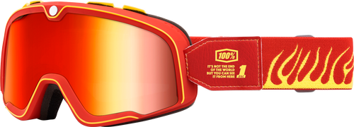 100% Barstow Goggle - Death Spray - Red Mirror Lens 50000-00011