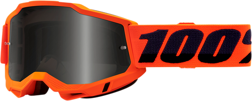 100% Accuri 2 Sand Goggle - Neon Orange - Smoke Lens 50020-00004