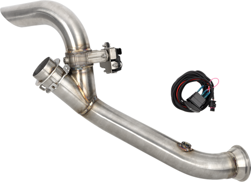 TRINITY RACING Side Piece Valved Header Pipe - Maverick R TR-4189HP