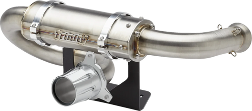 TRINITY RACING Center Exit Slip-On Muffler - With Tip TR-4184ST
