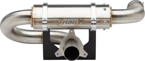 TRINITY RACING Center Exit Slip-On Muffler - With Tip TR-4184ST