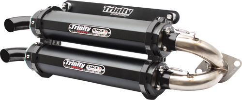TRINITY RACING Stage 5 Slip-On Muffler - Cerakote® Black TR-4118S-C2