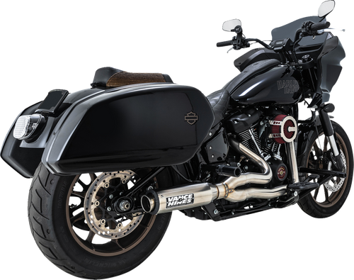 VANCE & HINES 2-into-1 Supersport Exhaust System - Brushed - Softail 27337