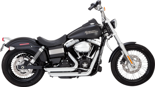 VANCE & HINES Shortshots Staggered Exhaust System - Chrome 17327