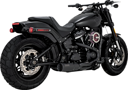 VANCE & HINES 2-into-1 Hi-Output Short Exhaust System - Stainless Steel - Black 47331