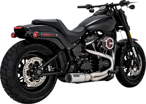 VANCE & HINES 2-into-1 Hi-Output Short Exhaust System - Stainless Steel - Brushed 27331