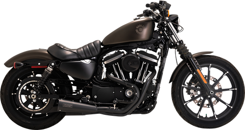 VANCE & HINES Upsweep 2-into-1 Exhaust System - Stainless Steel - Black 47627