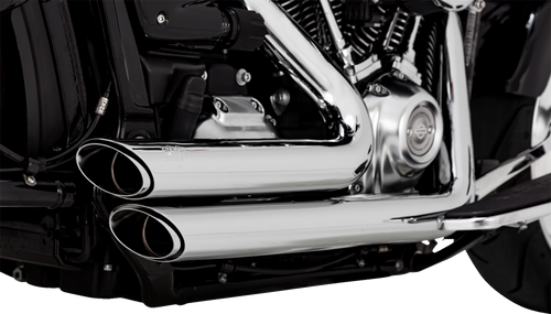 VANCE & HINES Shortshots Staggered Exhaust System - Chrome 17335-22