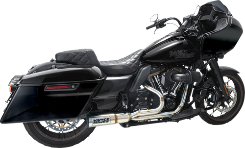 VANCE & HINES 2-into-1 High Output PCX™ Exhaust System - Brushed - Touring 27321-22