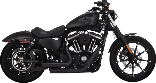 VANCE & HINES Mini Grenades Exhaust System - Matte Black 46884