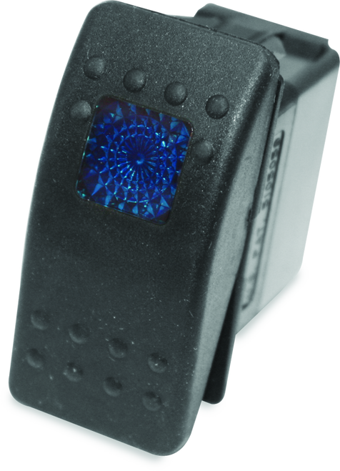 DragonFire Racing Lighted Switch On/Off Rocker Switch Blue Lite
