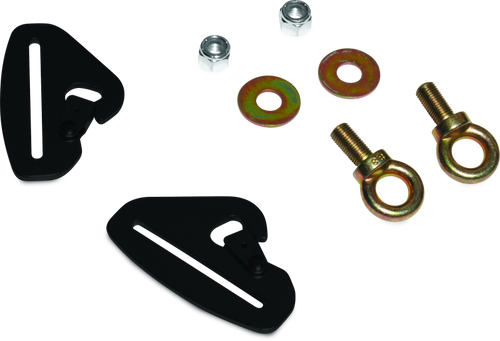 DragonFire Racing Quick-Release Snap Hook Harness Tab Kits - 3 in.