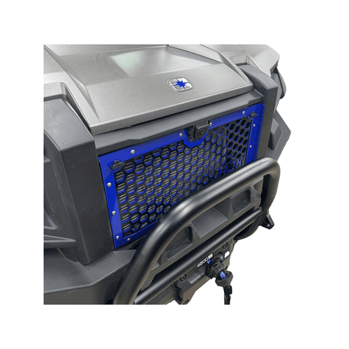 Polaris Xpedition Grill by AJK Offroad in Blue Installed