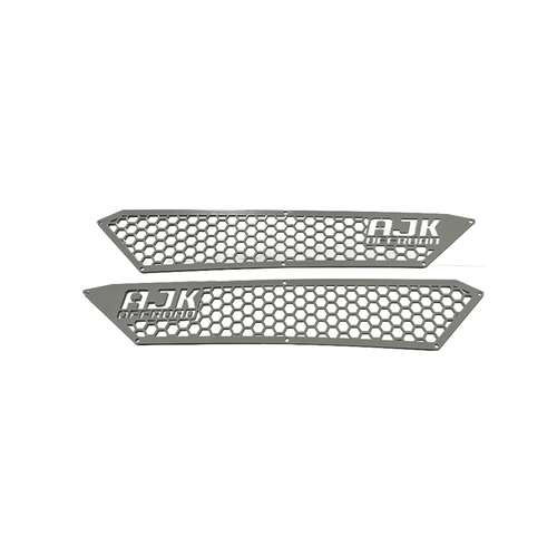 Polaris RZR XP Vent Cover 2024 model year  AJK Offroad Ghost Gray