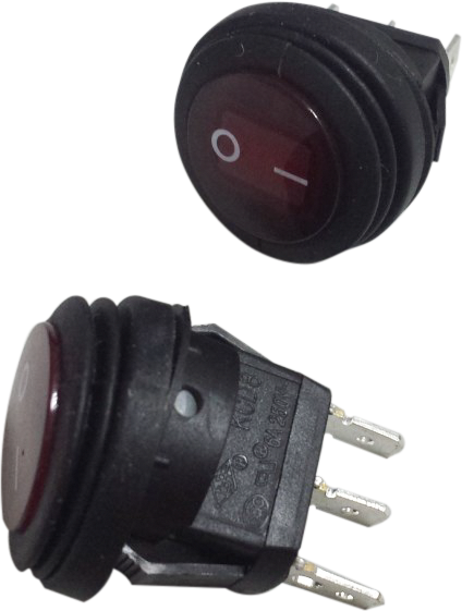 Round Rocker Switch