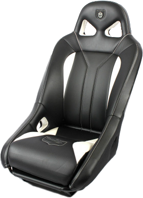 PRO ARMOR G2 Rear Seat in White for 2017 Polaris RZR Models