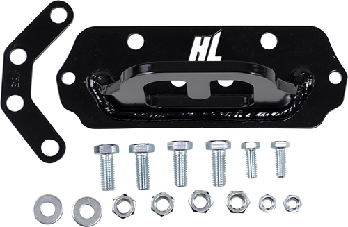 HIGH LIFTER Front Tow Hook - Black - Polaris 79-13876