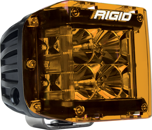 RIGID Light Cover D SS Series EA Amber - Fits Chevrolet Silverado 1500, Ford F-150, Ram 1500