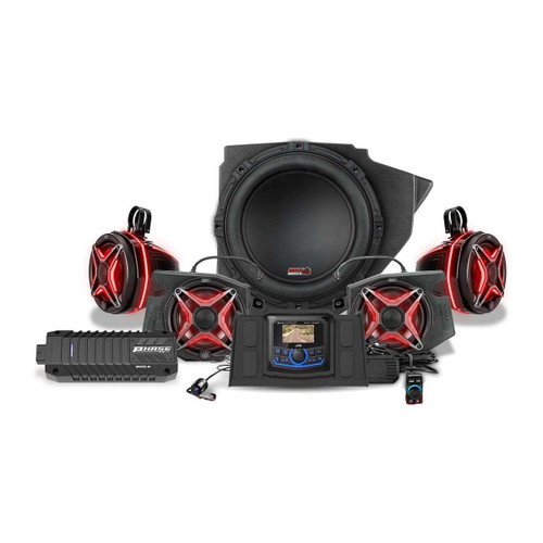 Polaris RZR Lighted 5-Speaker System with Head Unit | SSV Works