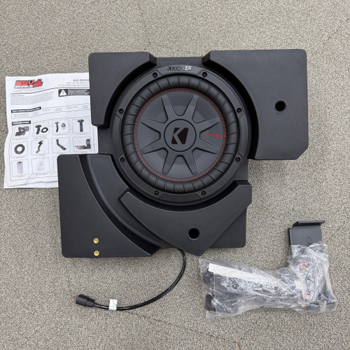 Can Am X3 Underseat Driverside 10" Subwoofer Enclosure (Open Box) Kicker Sub