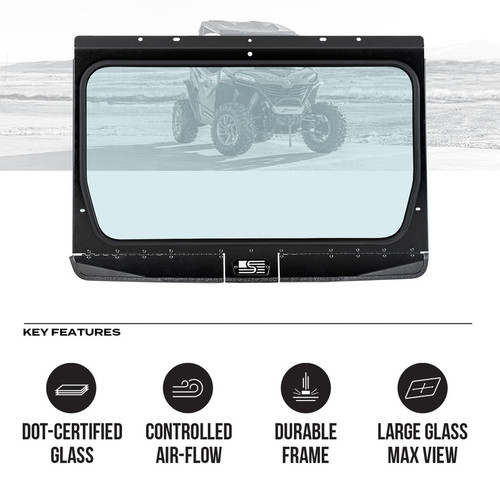 CF Moto 950 Sport Front Windshield