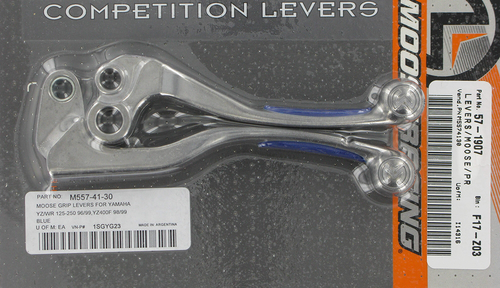 MOOSE OFFROAD Competition Lever Set - Blue 1SGYG23