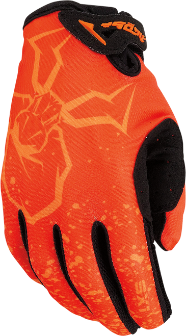 MOOSE OFFROAD Youth SX1™ Gloves - Orange - Large 3332-1756