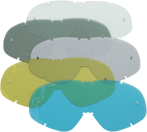 MOOSE OFFROAD Qualifier Lens - Silver Mirror 2602-0585