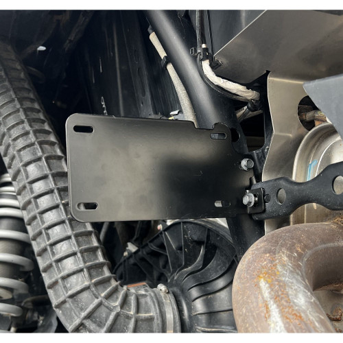 Polaris RZR XP 1000 Chassis License Plate Bracket Side Mount | WD Electronics