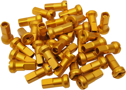 MOOSE OFFROAD Spoke Nipples - MX1 - Gold - 8 Gauge - Set 24-890