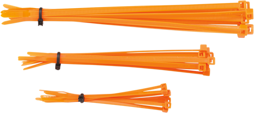 MOOSE OFFROAD Cable Ties - Orange - 30-Pack 303-4682