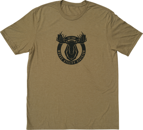 MOOSE OFFROAD MUD Badge T-Shirt - Brown - Medium 3030-24382