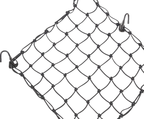 MOOSE OFFROAD Cargo Net - Adjustable - 15" x 15" - Black 50152-NM