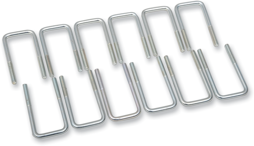 MOOSE OFFROAD U-Bolt - Square - 5/16" x 1-1/2" x 3-1/2" BB25PF