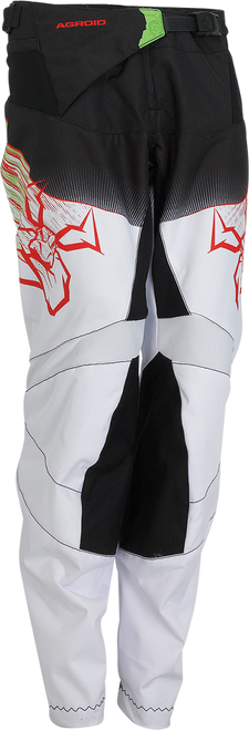 MOOSE OFFROAD Youth Agroid Pants - Green/Red/Black - US 22 2903-2275